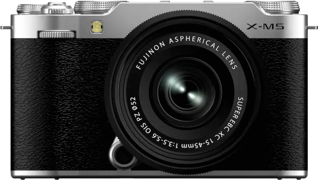 Fujifilm 16953962/16900771 X-M5 15-45mm Lens Kit Mirrorless Camera, Silver
