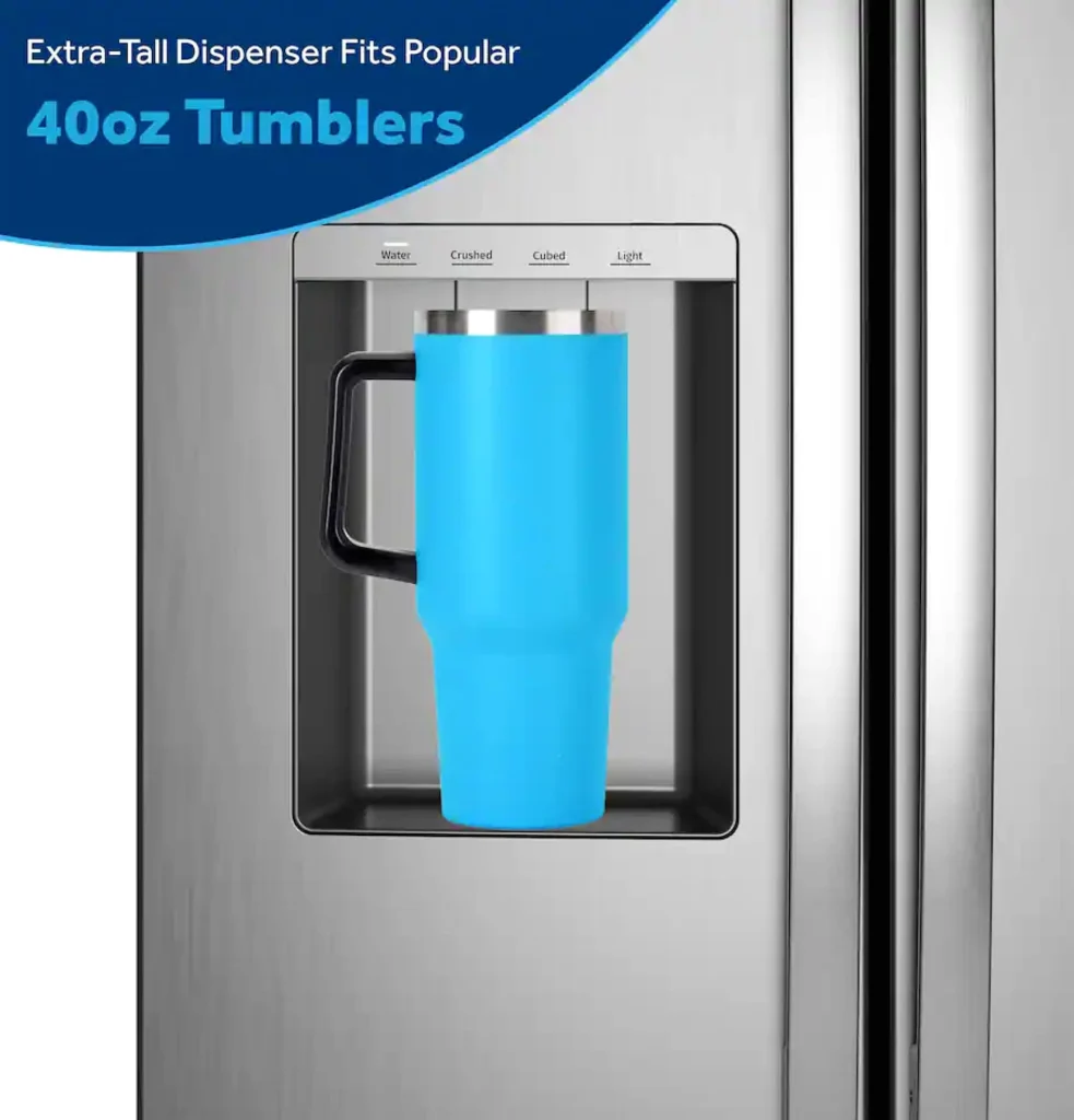 GE GSS28NYYFS 27.9 cu. ft. Side-by-Side Refrigerator, Stainless Steel