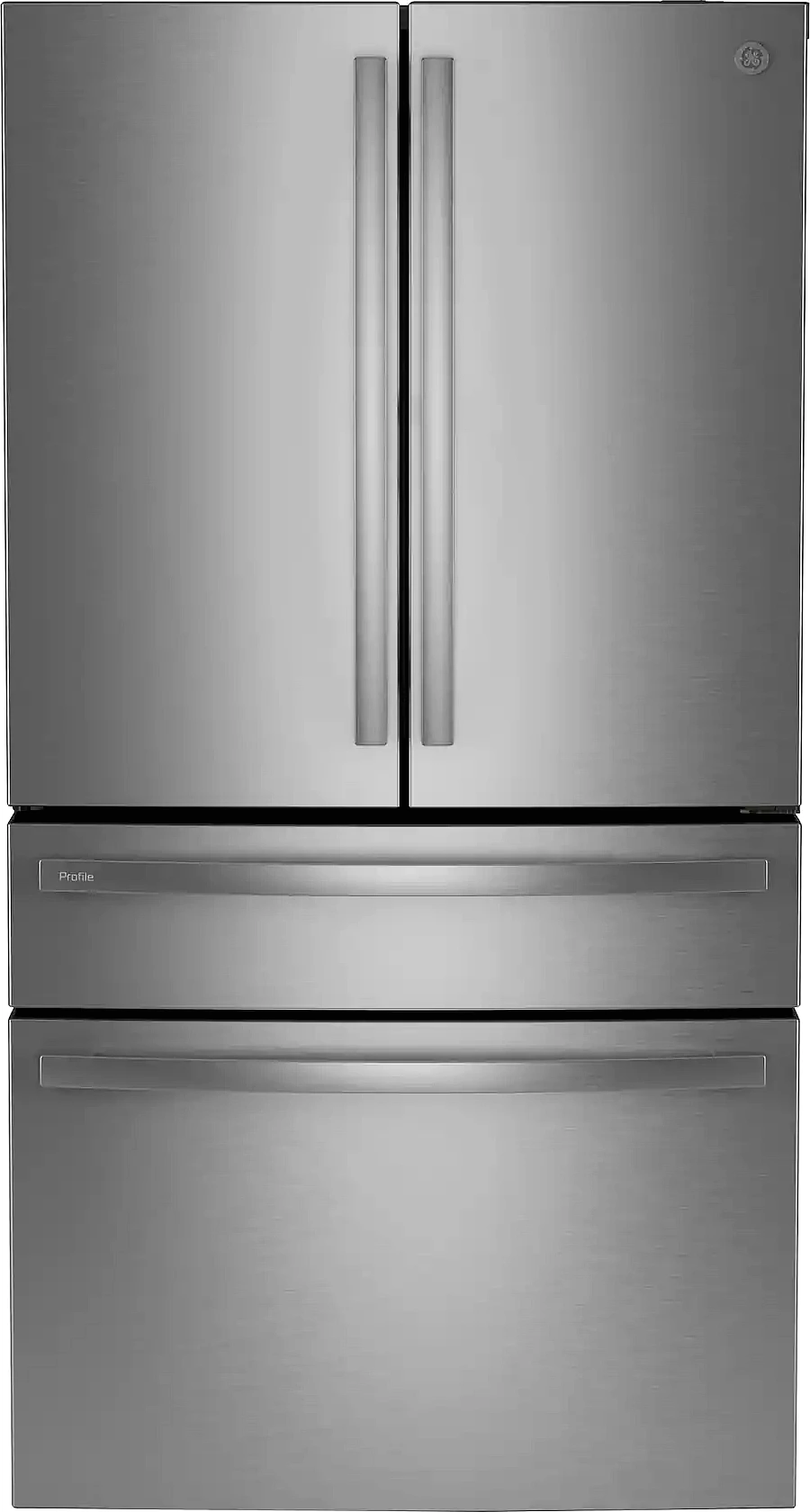 GE Profile PGE29BYTFS 28.7 cu. ft. Four-Door Refrigerator, Stainless Steel