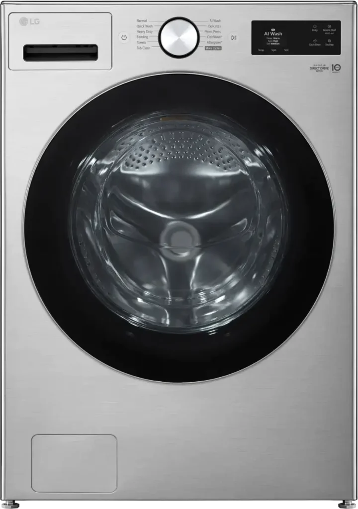 LG WM5800HVA 5.0 cu. ft. Front-Load Washer, Graphite Steel