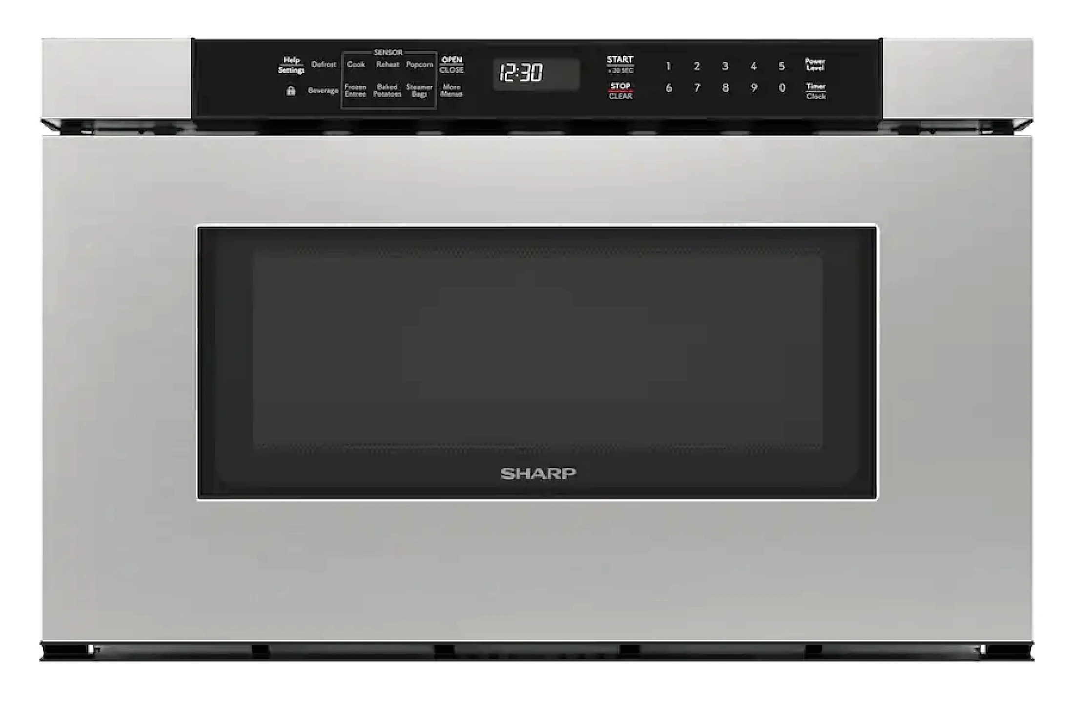 Sharp SMD2420MS 1.2 cu. ft. Built-In Microwave, Stainless Steel