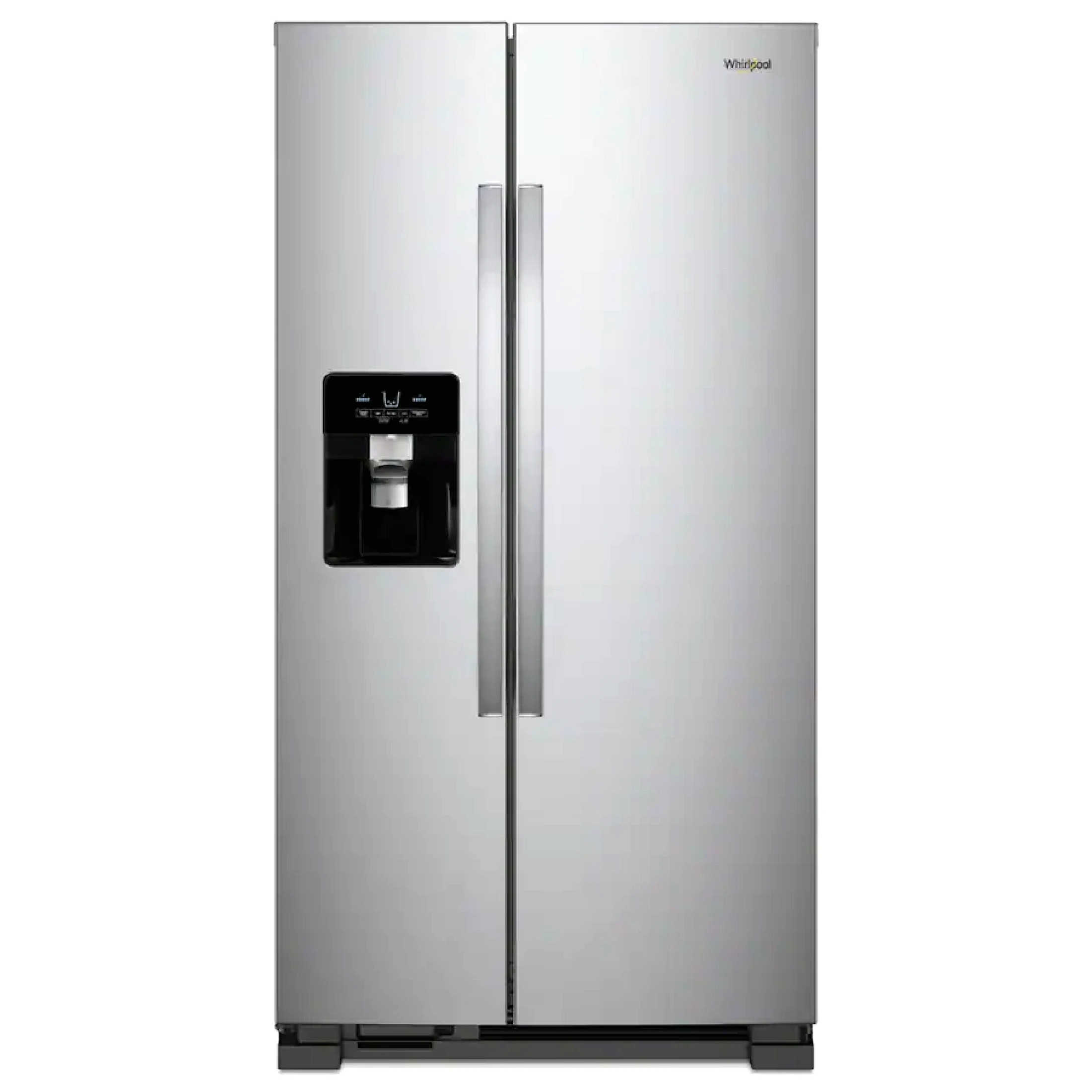 Whirlpool WRS325SDHZ 25 cu. ft. Side-by-Side Refrigerator, Fingerprint-Resistant Stainless Finish